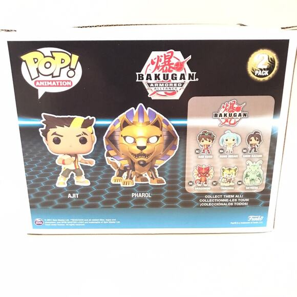 Funko Pop Animation Bakugan Ajit & Pharol Target Exclusive NEW.. - Picture 3 of 5